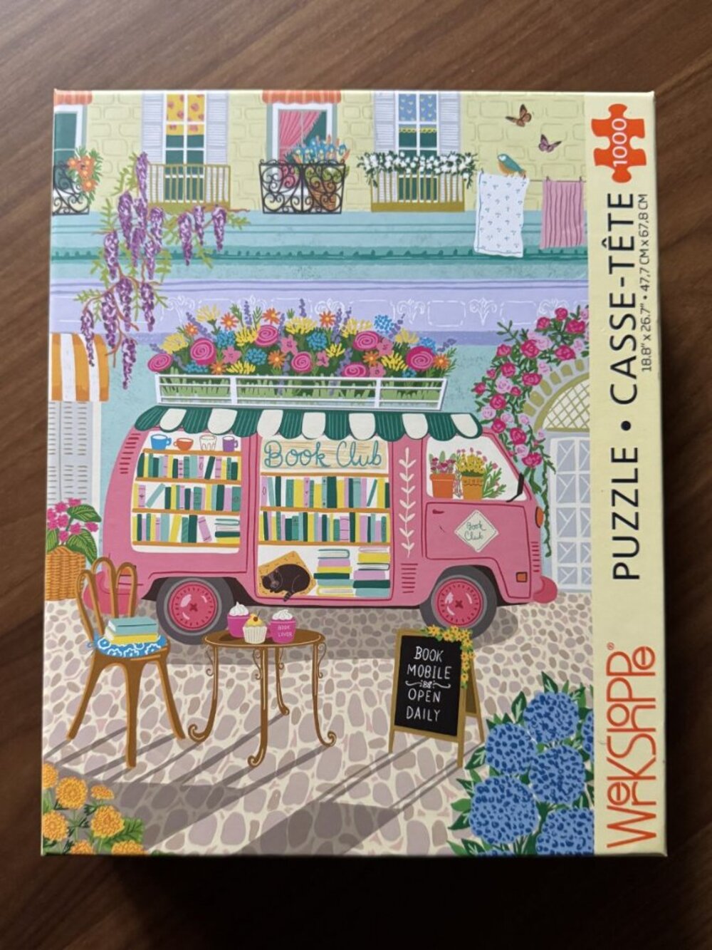 WerkShoppe "Mobile Book Club" 1000-Piece Jigsaw Puzzle by Jo Reid